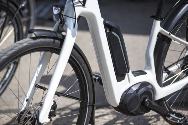 E-bike. Illustratie van het CCV.