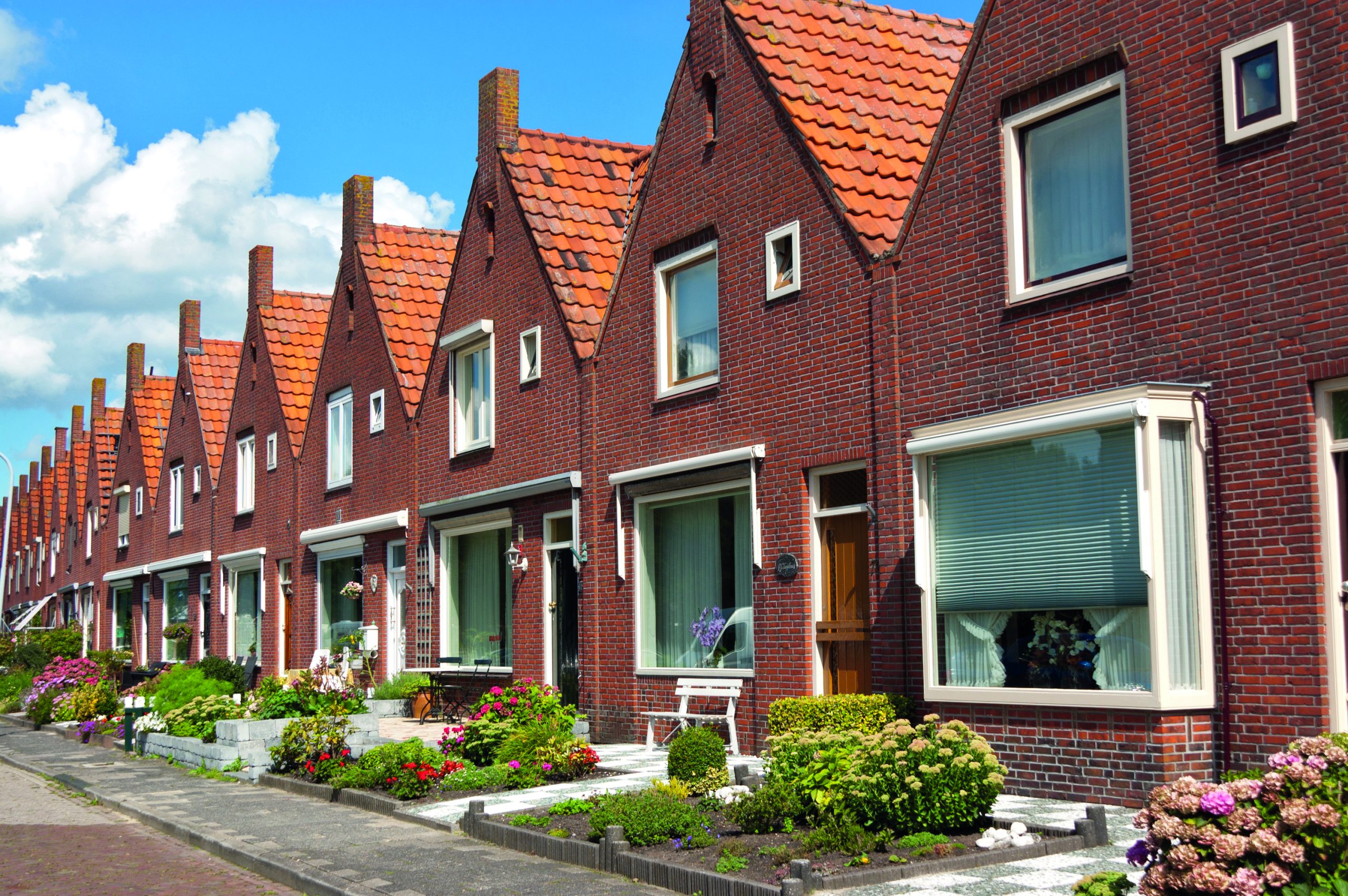 Woonwijk in Nederland.