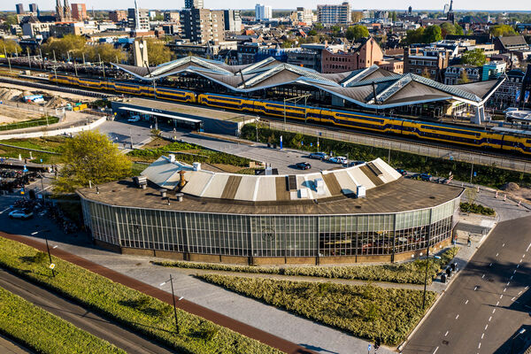 Spoorzone Tilburg. Illustratie bij CCV-nieuwsbericht.
