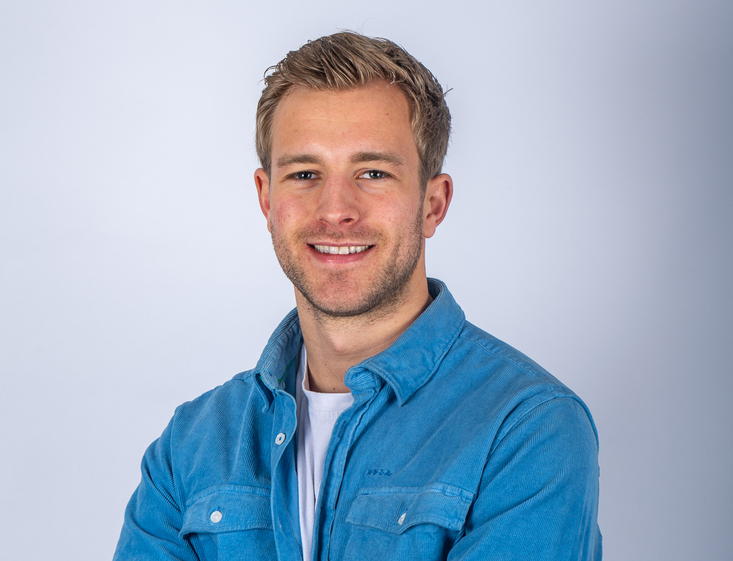 Portretfoto van Jonathan van Eerd, van de gemeente Breda.