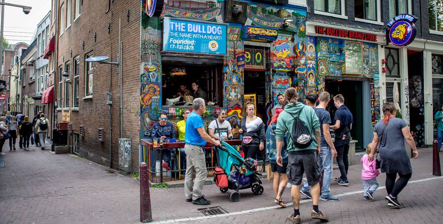 Coffeeshop in Amsterdam. Illustratie bij CCV-nieuwsbericht.