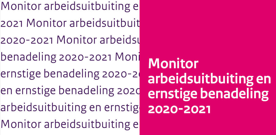 Monitor arbeidsuitbuiting 2020-2021. Illustratie bij CCV-nieuwsbericht.