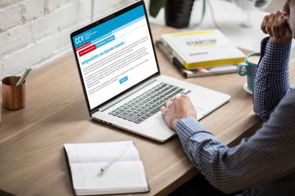 Webinar oov op orde. Illustratie bij CCV-nieuwsbericht.