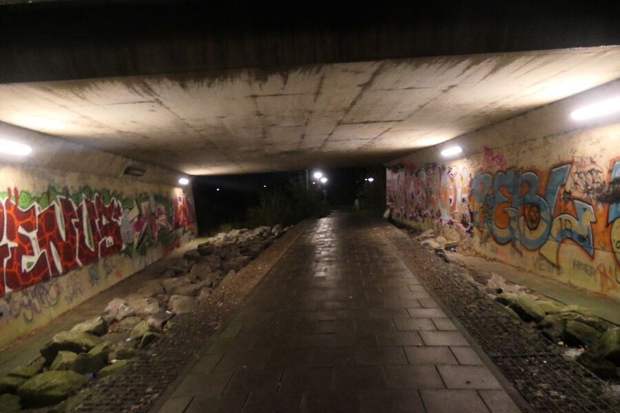 Tunnel in Amsterdam. Ter illustratie van het CCV-dossier Veiligheidseffectrapportage (VER)
