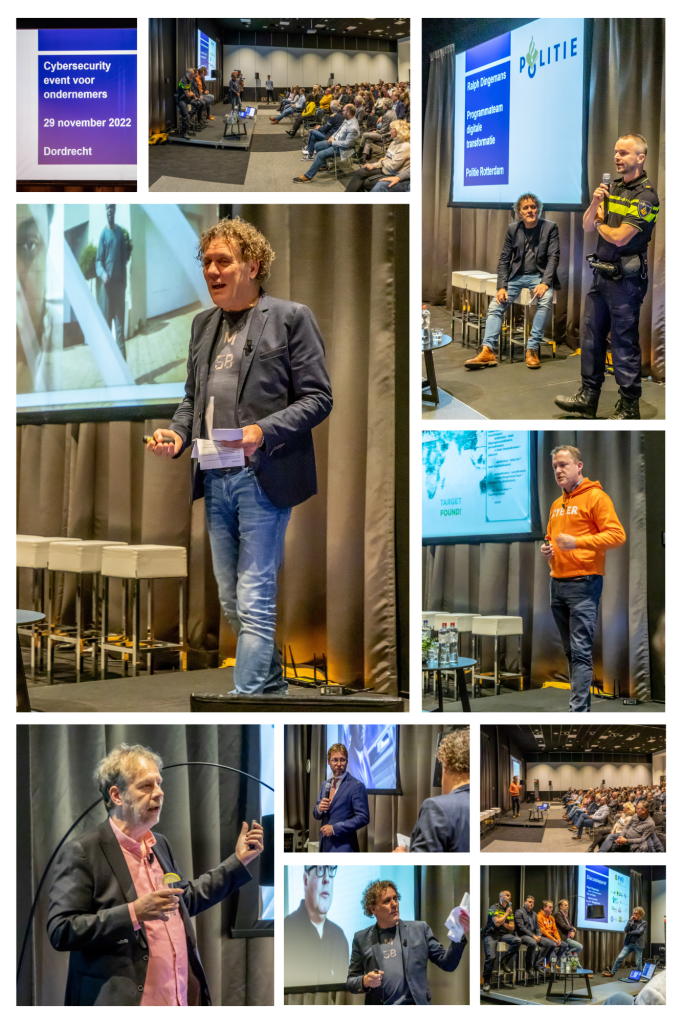 Compilatie van foto's van het cybercrimecongres in Dordrecht.