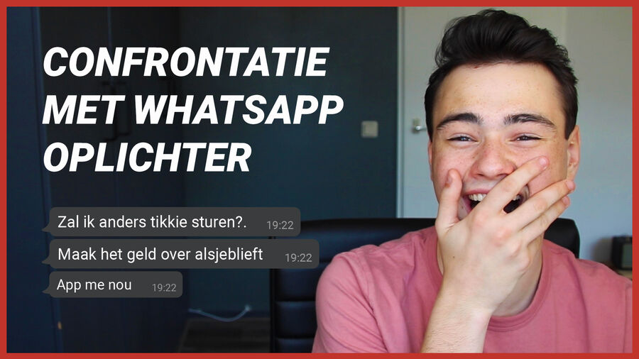Confrontatie met whatsappoplichter