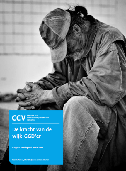 Onderzoek wijk-ggd'er: voorkant van het onderzoek. Illustratie van het CCV.